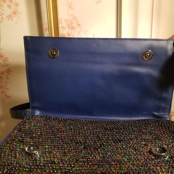 Cocue Royal Blue Sequin Bag Japanese - Picture 6 of 10